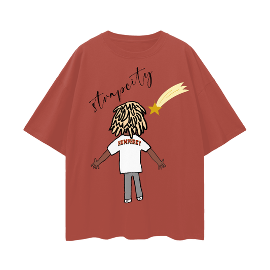 StrapStar Oversize Deep Drop Shoulder Tee