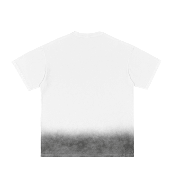 JHumphrey Grey Gradient on White Vintage Washed T-Shirt