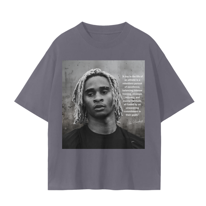 JHumphrey Regular Fit Drop Shoulder Seamless T-Shirt