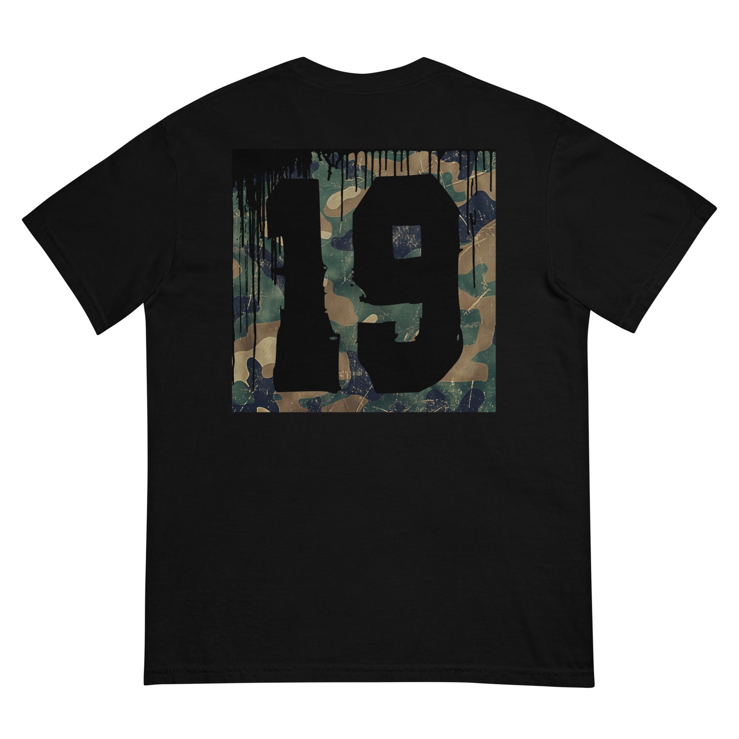 StrapCityHumphreyCamoPaint heavyweight t-shirt