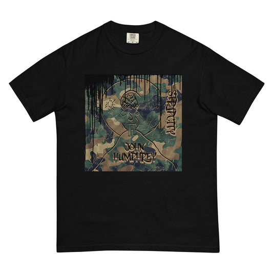 StrapCityHumphreyCamoPaint heavyweight t-shirt