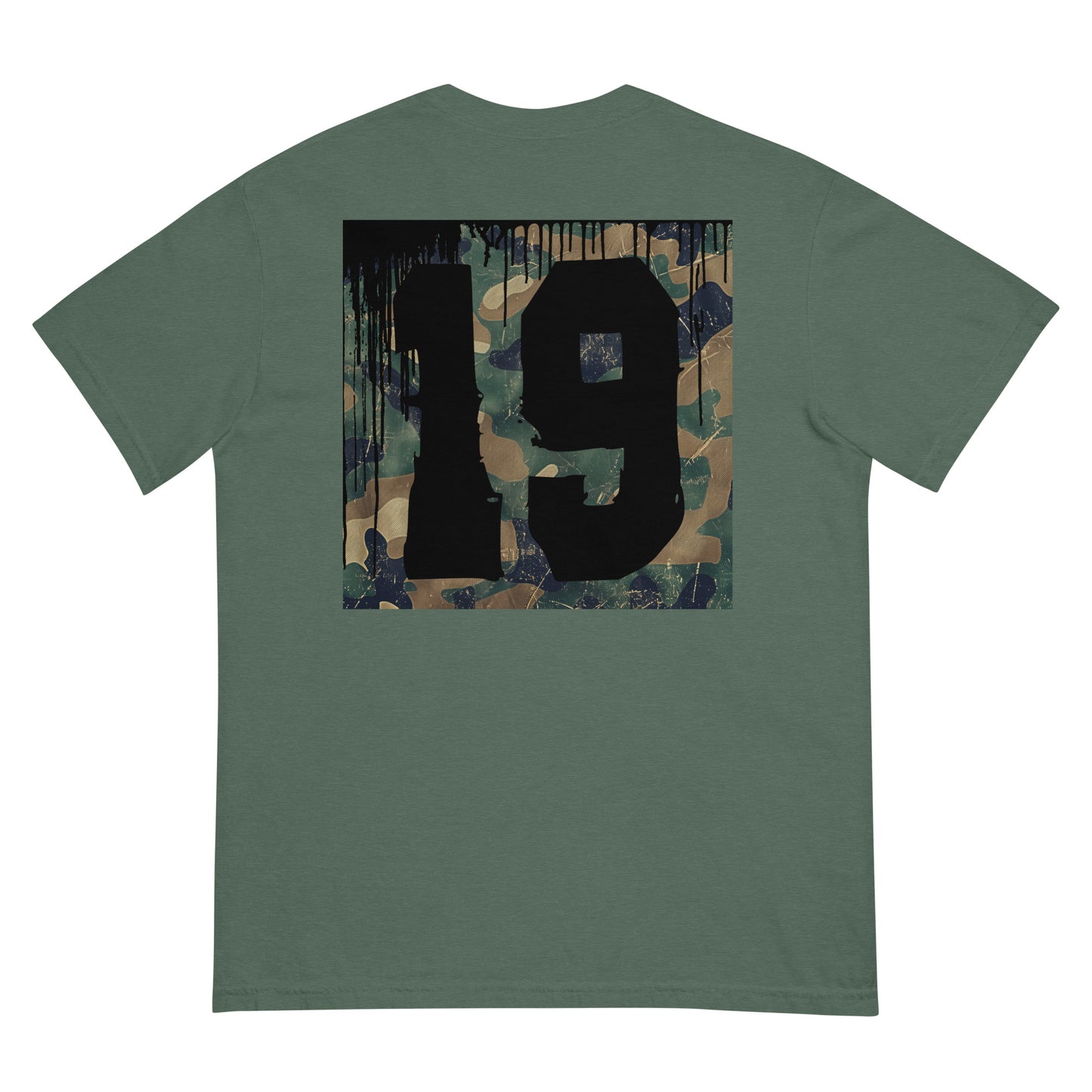 StrapCityHumphreyCamoPaint heavyweight t-shirt