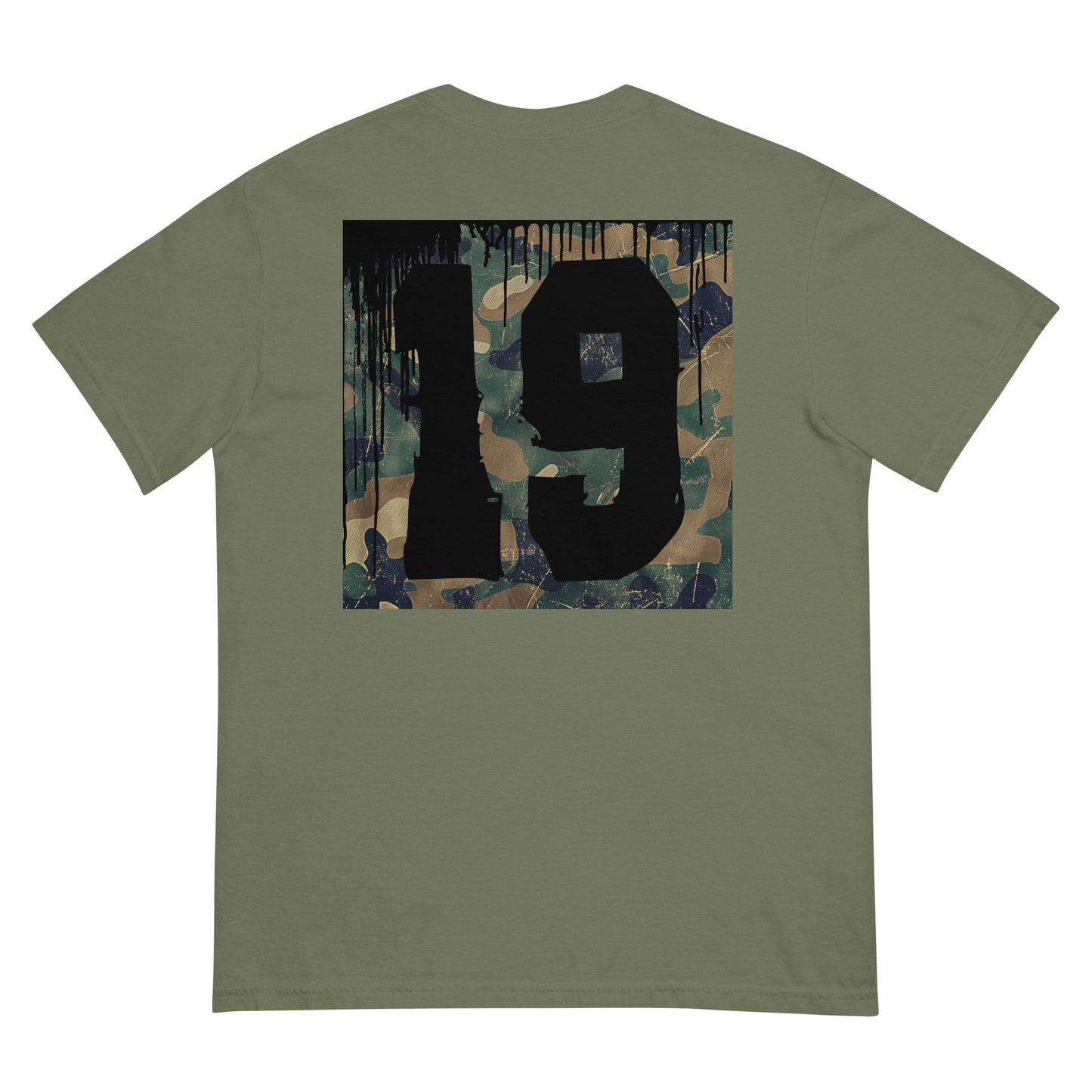 StrapCityHumphreyCamoPaint heavyweight t-shirt