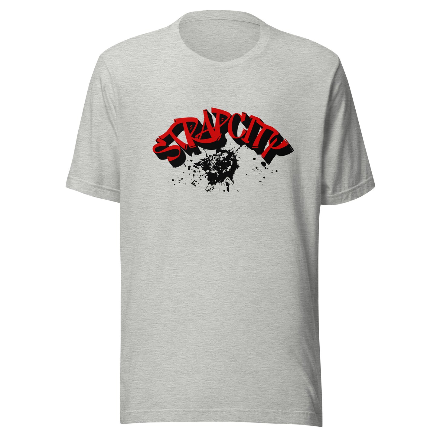 STRAPCITY RED/BLACK INK Unisex t-shirt