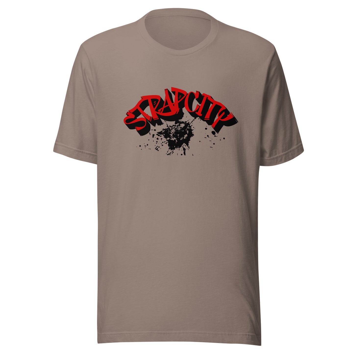 STRAPCITY RED/BLACK INK Unisex t-shirt