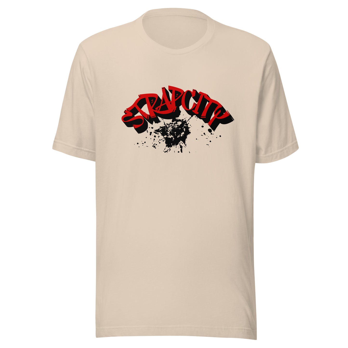 STRAPCITY RED/BLACK INK Unisex t-shirt