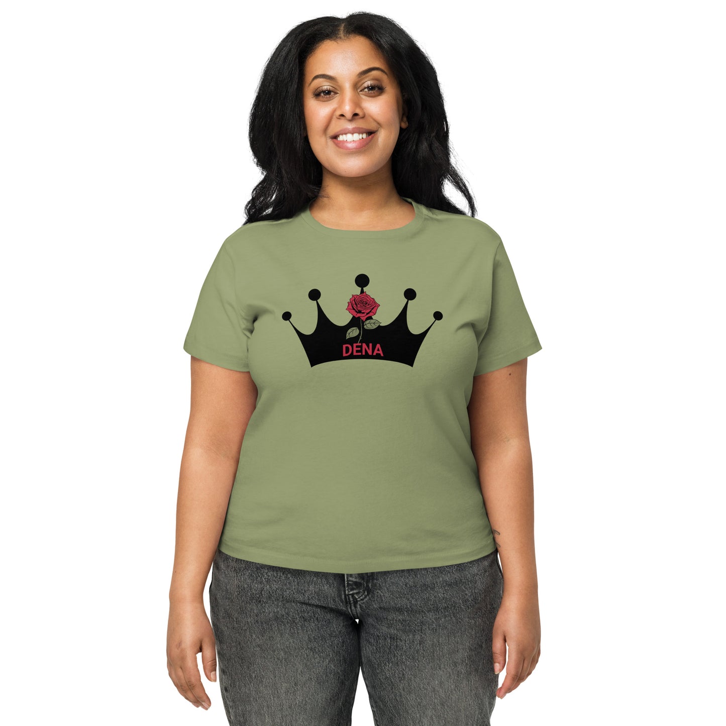 Dena Queen City of Roses Women’s high-waisted t-shirt