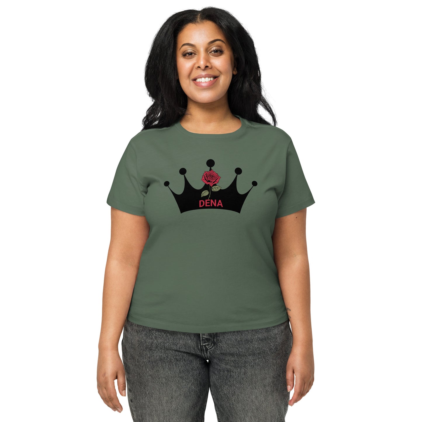 Dena Queen City of Roses Women’s high-waisted t-shirt